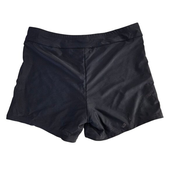 Yonique Womens Large Blue Tankini Swimsuit With Adjustable Straps & Boyshorts - Picture 10 of 13